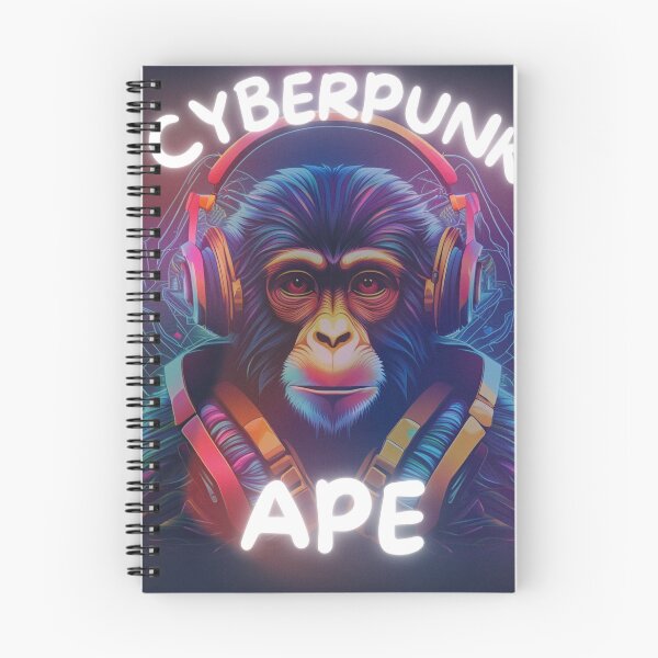 Item preview, SynthApe: Cyberpunk Ape with Headphones designed and sold by Igorlegrand.