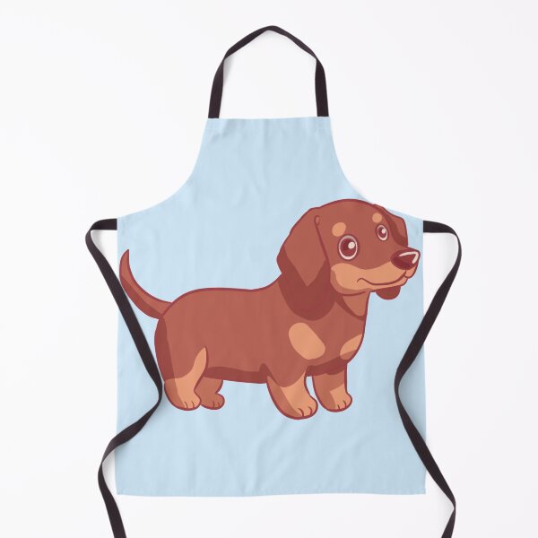 Item preview, Cute chibi dachshund dog illustration designed and sold by Yaragold.