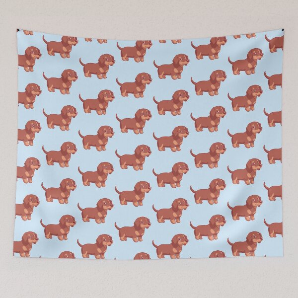 Item preview, Cute chibi dachshund dog illustration  designed and sold by Yaragold.