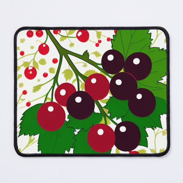 Item preview, Red and Black Currant Berries Pattern designed and sold by UllaSformat.