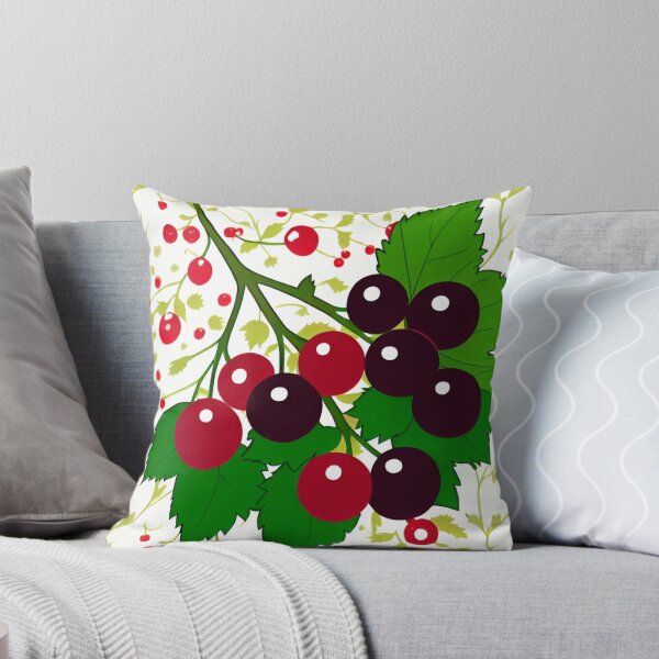 Item preview, Red and Black Currant Berries Pattern designed and sold by UllaSformat.
