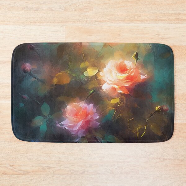 Item preview, Rose garden Impressionism painting 16 designed and sold by Red Witch Art.