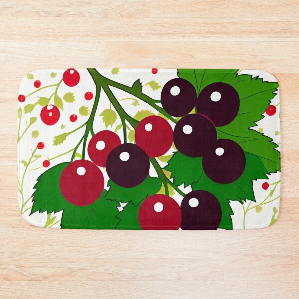 Item preview, Red and Black Currant Berries Pattern designed and sold by UllaSformat.