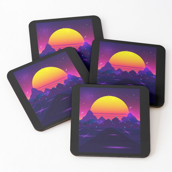 Item preview, Glowing Sunset Synthwave  designed and sold by DollyOrn.