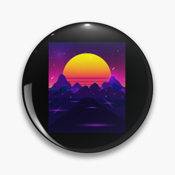 Item preview, Glowing Sunset Synthwave  designed and sold by DollyOrn.