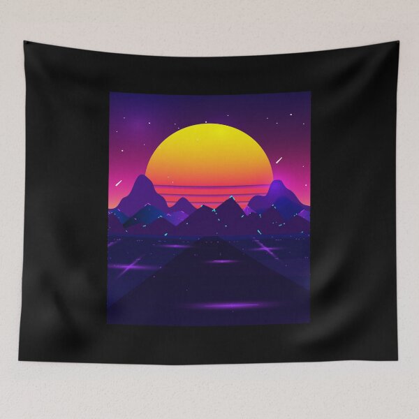 Item preview, Glowing Sunset Synthwave  designed and sold by DollyOrn.