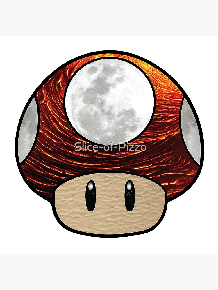 Trippy 1-Up Mushroom Art Board Print for Sale by Slice-of-Pizzo