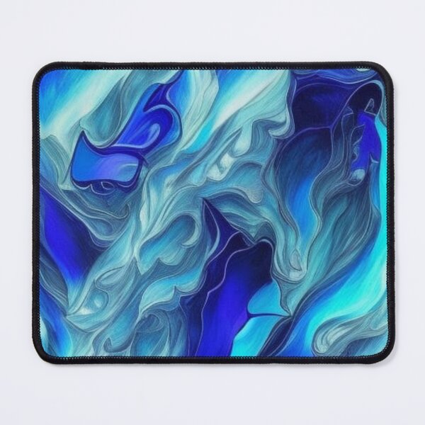 Item preview, Seamlessly Blue - AI Fantasy Digital Art Print Tile designed and sold by KLP-Magick.