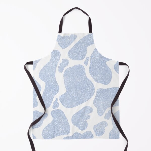 Item preview, Simple Blue White Large Cow Spots Animal Pattern designed and sold by InovArtS.