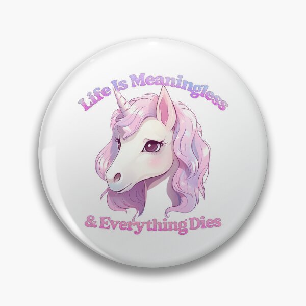 Item preview, Life Is Meaningless & Everything Dies / Cute Nihilism Design designed and sold by AestheticNow.