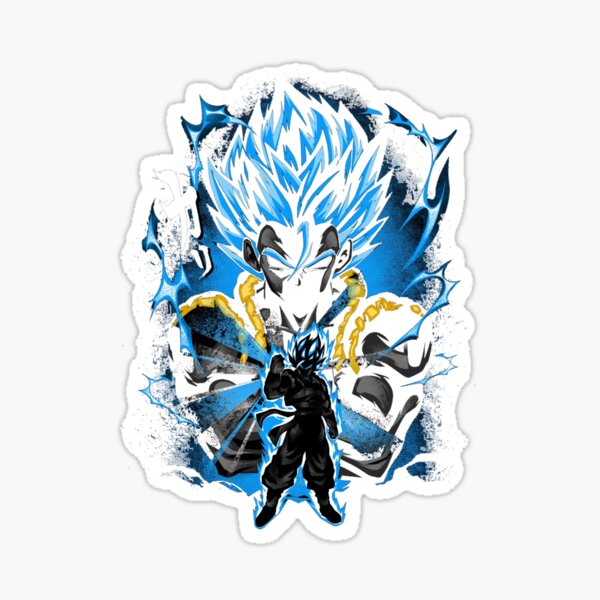 Super Saiyan Blue Evolution Gogeta Sticker – sevenstarperlers
