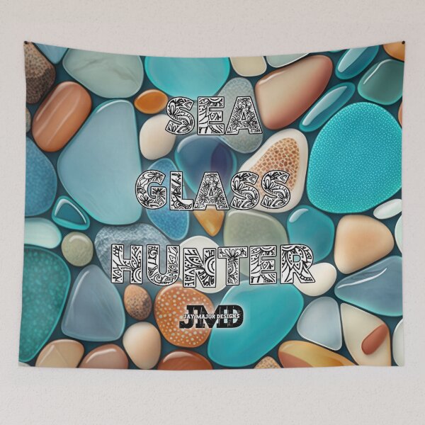 Item preview, Elegance from the Ocean - "Sea Glass Hunter" 3 of 4 designed and sold by Jenson Major.