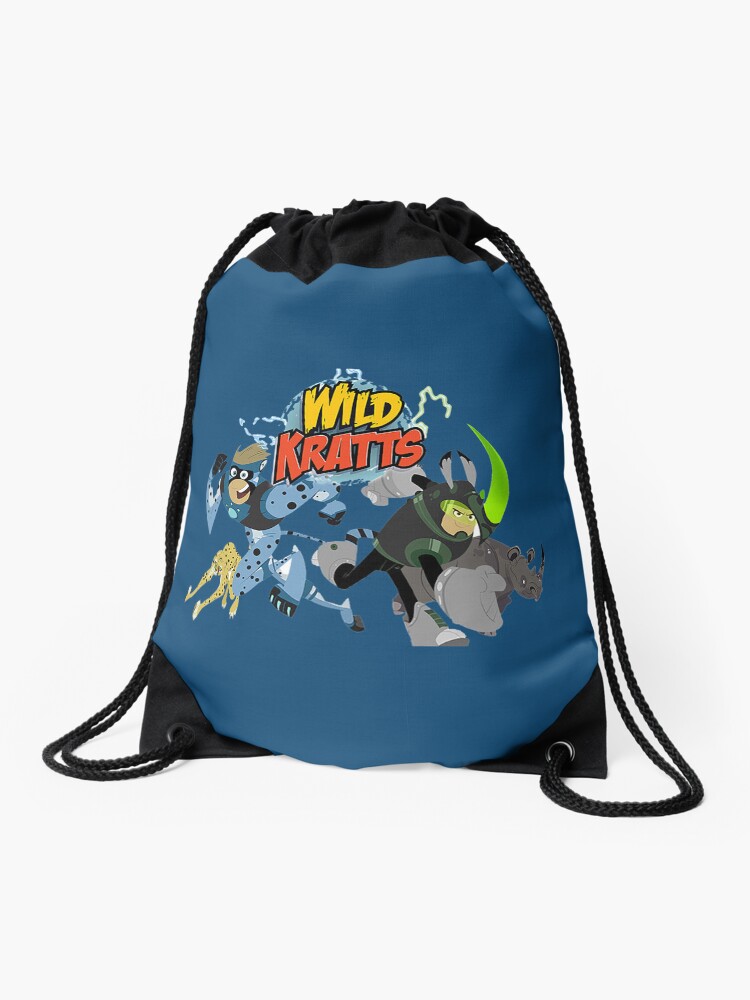 Thumbnail 1 of 3, Drawstring Bag, Wild Kratts designed and sold by asfaam.
