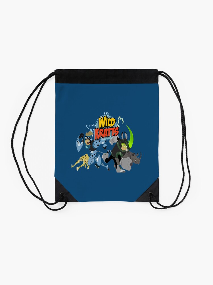 Thumbnail 2 of 3, Drawstring Bag, Wild Kratts designed and sold by asfaam.