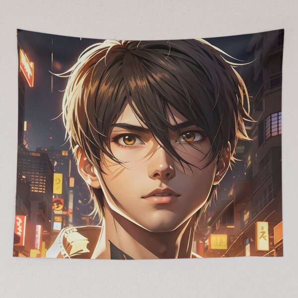 Item preview, Handsome Anime Boy designed and sold by imabbasanwar.
