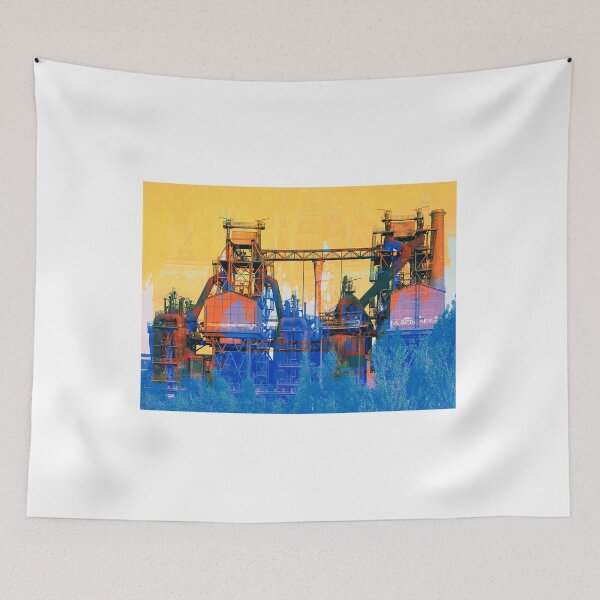 Item preview, Steel mill, smelting works, digitally edited designed and sold by MIRO3D.