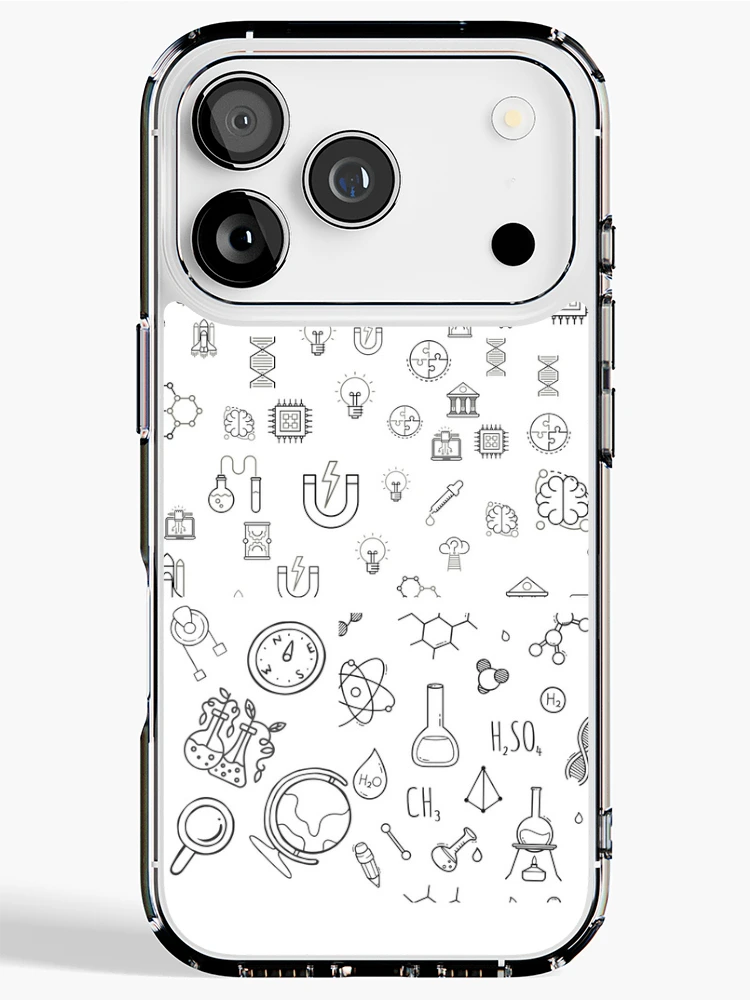 Thumbnail 1 of 5, iPhone Case, Science Pattern Design Vector designed and sold by DizzyShirts1.