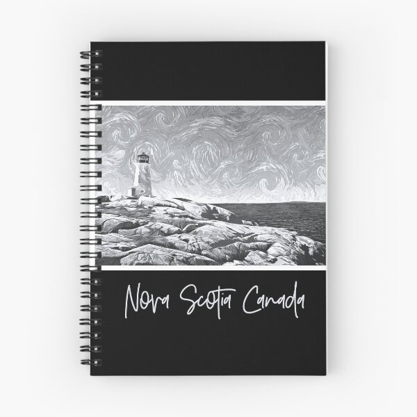Item preview, Black and White Nova Scotia, Canada Locations designed and sold by DiPabloStudio.