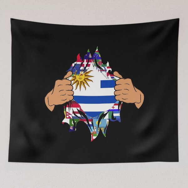 Item preview, Uruguay flag, Uruguay patriotic designed and sold by Flag Outfit.