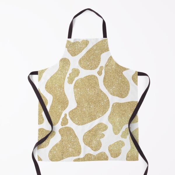 Item preview, Simple Gold white Large Cow Spots Animal Pattern designed and sold by InovArtS.