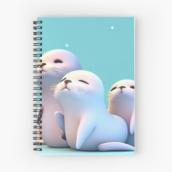 Item preview, Vinilo o funda para iPhone Cute dibujos animados de focas designed and sold by SealsHaven.