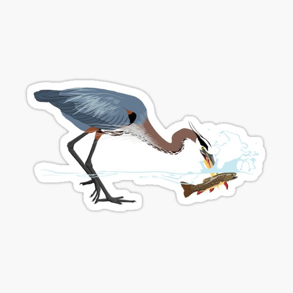 Item preview, Great Blue Heron designed and sold by BennuBirdy.