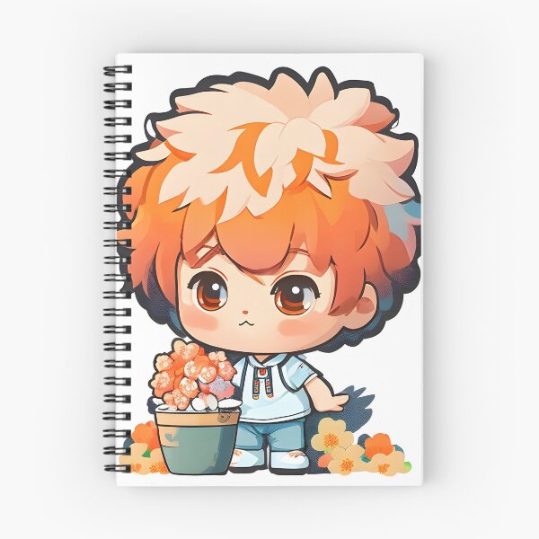Item preview, Chibi Boy's Popcorn Adventure - Playful Illustrations of Snack Time Fun designed and sold by DimHel2.
