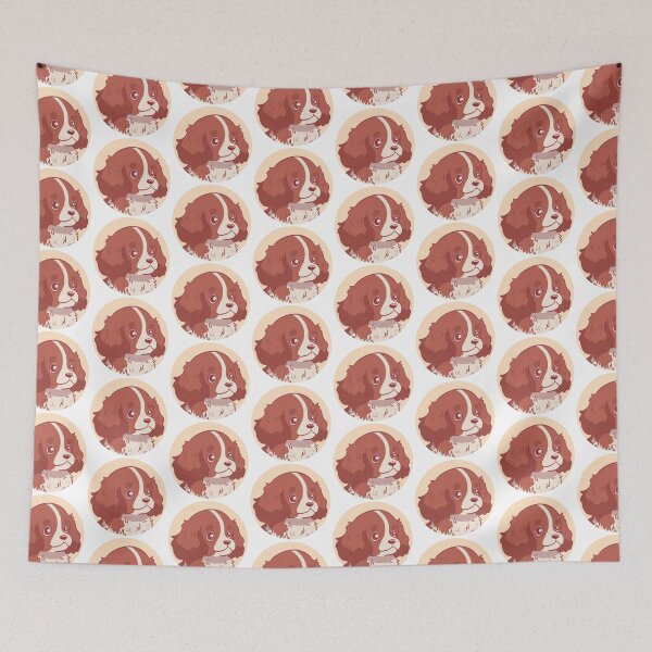 Item preview, Lindo chibi cavalier king charles spaniel perro de dibujos animados designed and sold by Yaragold.