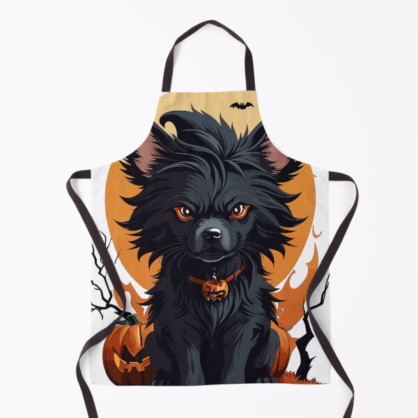 Item preview, Kawaii Halloween Black Dog Witch Autumn Season designed and sold by LOT7Clothing.