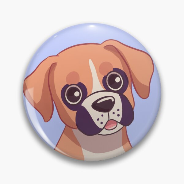 Item preview, Cute chibi boxer dog  designed and sold by Yaragold.