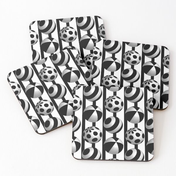 Aperçu de l'œuvre Motif géométrique monochromatique créée et vendue par Ayesha Saleem.