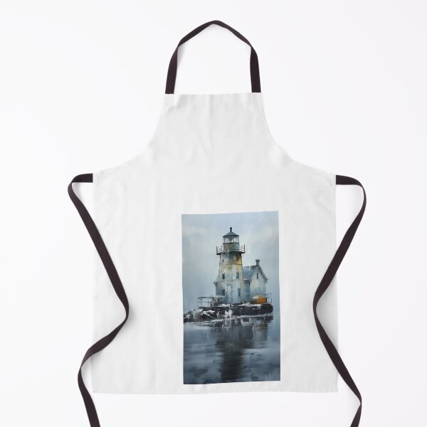 Item preview, a large light house sitting on top of a body of water designed and sold by Dark Fantasy Store.