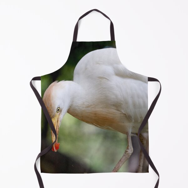 Item preview, Cattle Egret Eating designed and sold by Nicole Gath.