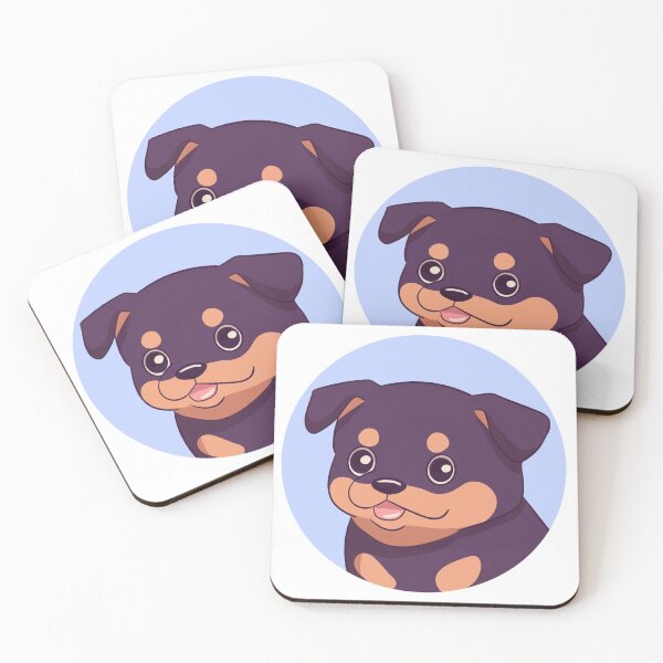 Item preview, Cute chibi rottweiler dog  designed and sold by Yaragold.