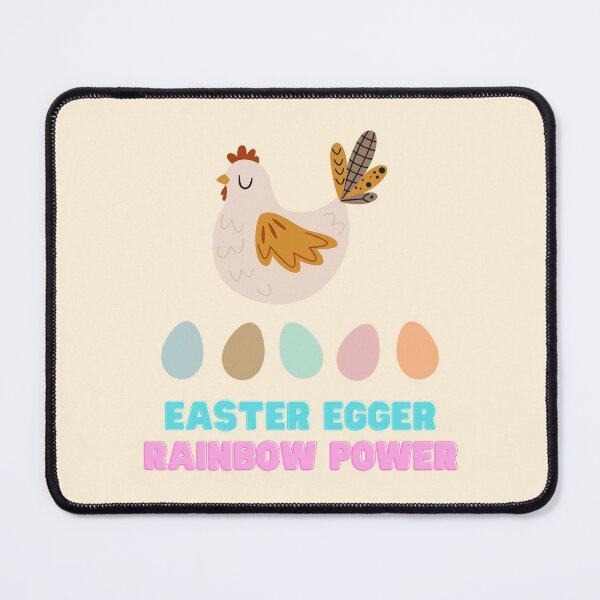Item preview, Easter Egger Chicken Rainbow Power - Proud Easter Egger Chicken Laying Rainbow Eggs designed and sold by lovealva.