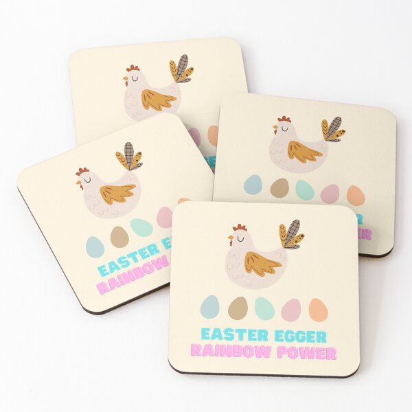 Item preview, Easter Egger Chicken Rainbow Power - Proud Easter Egger Chicken Laying Rainbow Eggs designed and sold by lovealva.