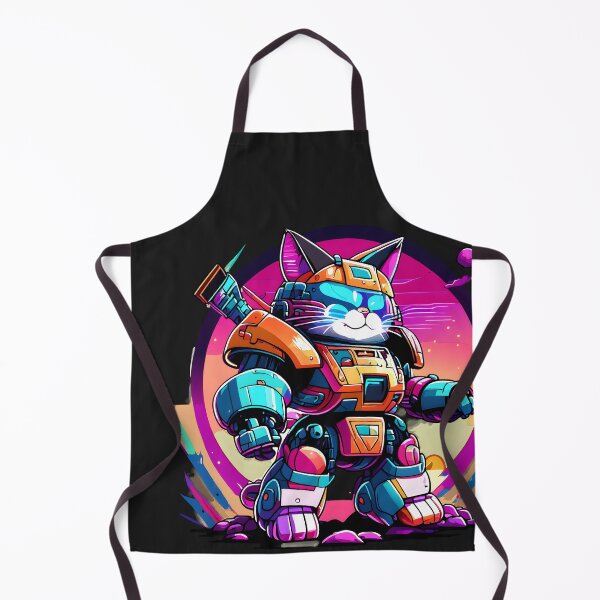 Item preview, Mechanical Meow Designs Ver2. | Futuristic Cat Robot Art on Redbubble designed and sold by Watchara Aekcheen.
