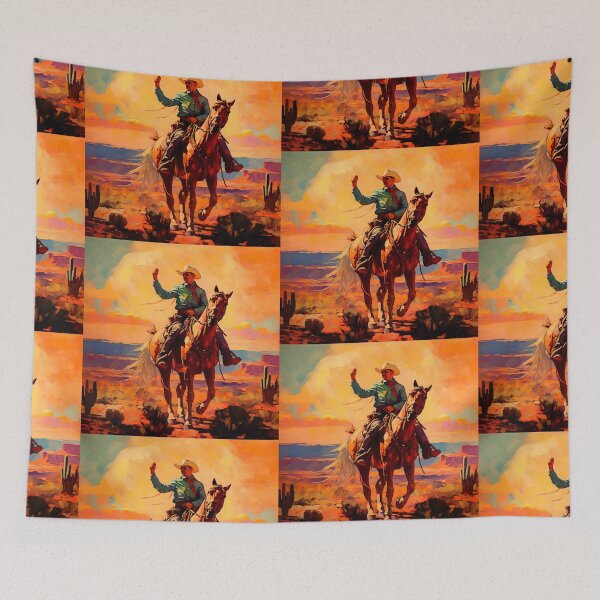 Item preview, Cowboy by texas sunset designed and sold by ArtMysterious.