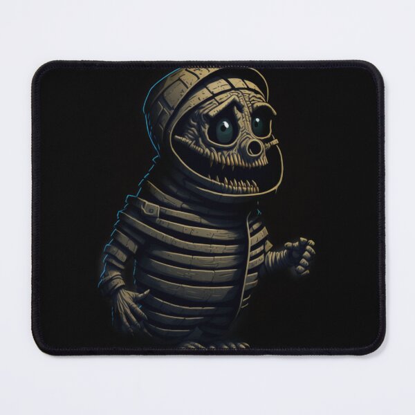 Item preview, Cartoonish halloween mummy with a goofy expression designed and sold by likbatonboot.
