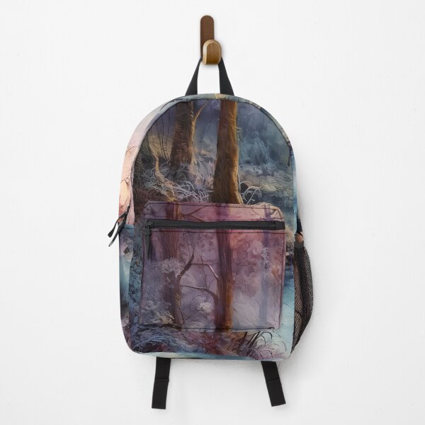 Item preview, River cascades through the beautiful woods at sunset 9 designed and sold by Art by Lilia.