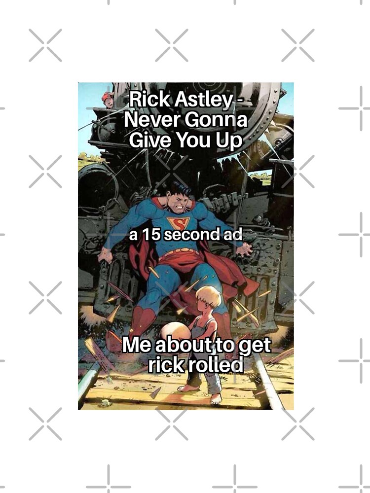 Rickroll qr Please scan for directions joke meme Photographic Print for  Sale by Captain-Jackson