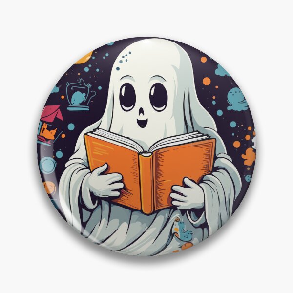 Item preview, Ghost reading a book  designed and sold by Anirammax.