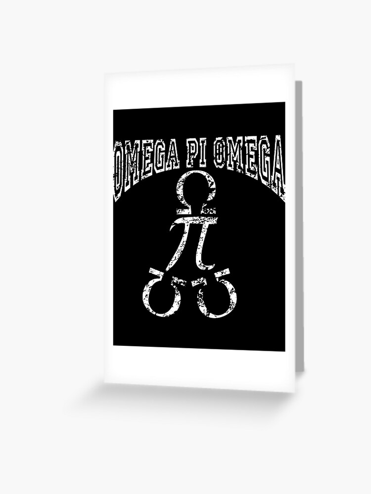 Omega Pi Omega Greeting Card