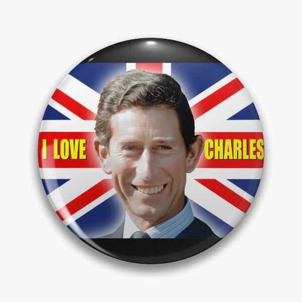 Item preview, HRH Prince Charles &x27;I Love Charles&x27; on the Union Jack Flag of United Kingdom - Pro Photo. 	 designed and sold by awgxeemw5.