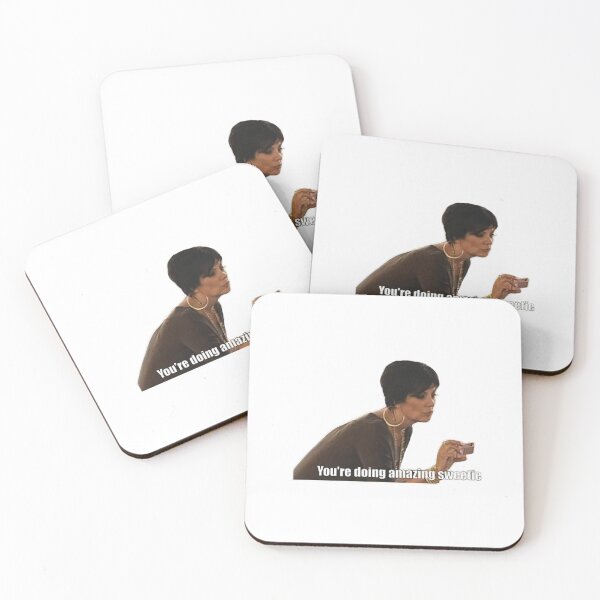 Item preview, Kris Jenner - you're doing amazing sweetie - meme sticker designed and sold by aamybowman.
