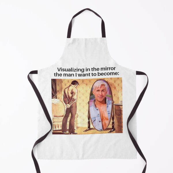 Item preview, VISUALIZING IN THE MIRROR THE MAN I WANT TO BECOME trendy, joke, tiktok Meme designed and sold by Koolzilla.