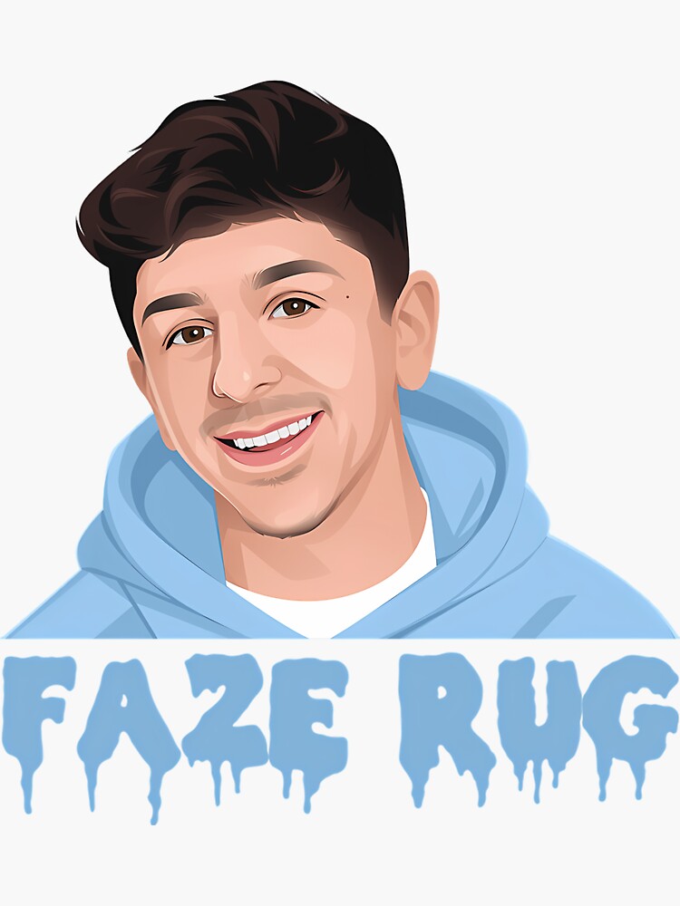 faze rug Sticker for Sale by LargeEzekielCl