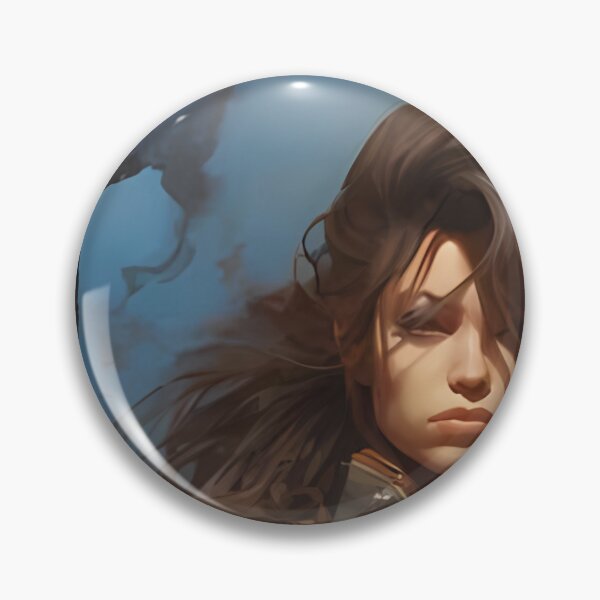 Item preview, a painting of a woman dressed in armor designed and sold by Dark Fantasy Store.