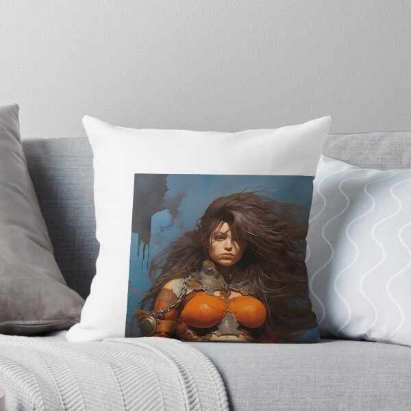 Item preview, a painting of a woman dressed in armor designed and sold by Dark Fantasy Store.