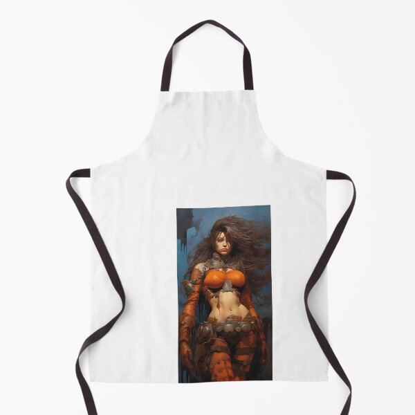 Item preview, a painting of a woman dressed in armor designed and sold by Dark Fantasy Store.